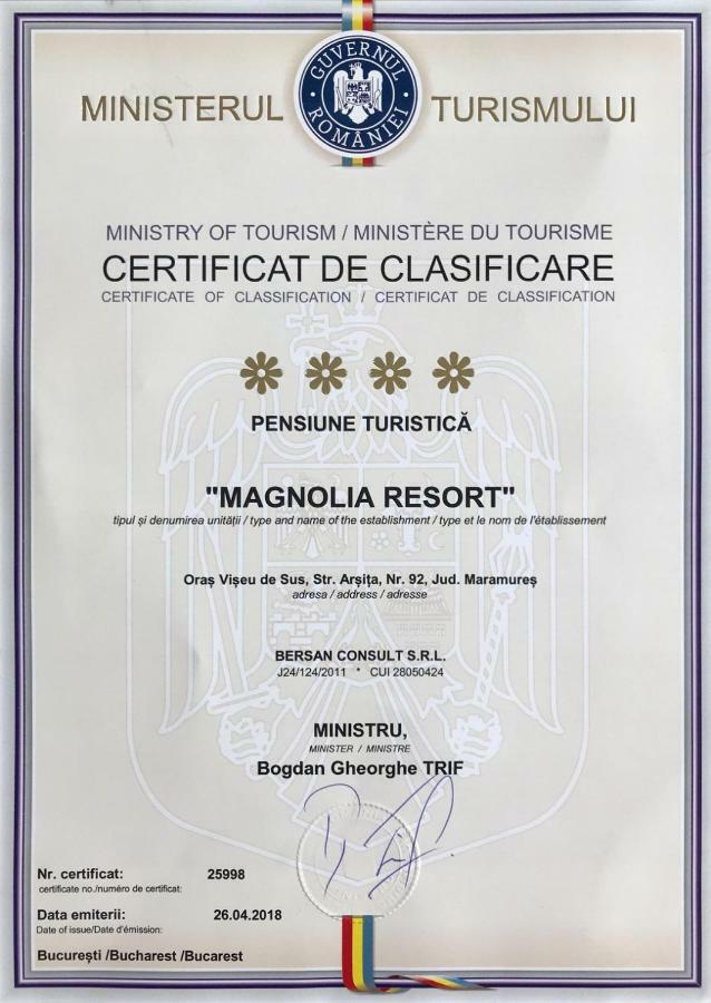Magnolia Resort Chalets Vişeu de Sus Exterior foto